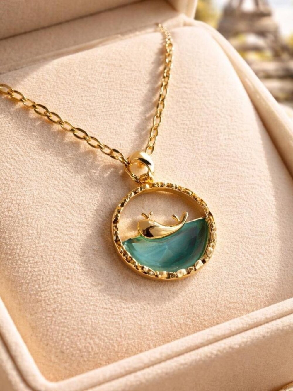 BLUE WHALE  NECKLACE